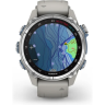 Часы GARMIN DESCENT MK3 – 43 MM STAINLESS STEEL WITH FOG GRAY SILICONE BAND 11605