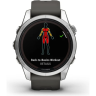 Часы GARMIN FENIX 7S PRO – SOLAR EDITION SILVER WITH GRAPHITE BAND 11401