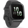 Часы GARMIN VENU SQ 2 SLATE ALUMINUM BEZEL WITH SHADOW GRAY CASE AND SILICONE BAND 010-02701-10