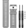 Ремешок сменный (светло-серый) GARMIN для Quatix 010-11814-21